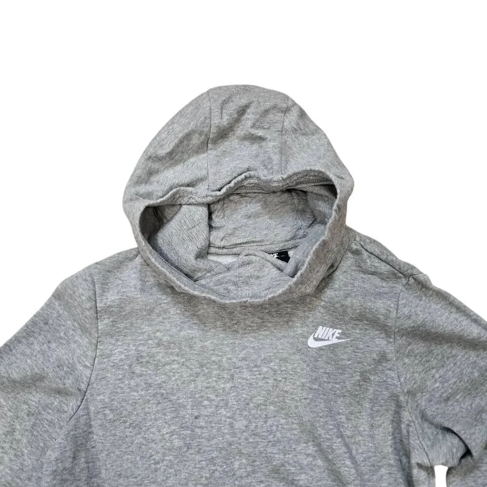 Nike Hoodie Women's Small Gray Funnel Neck Long Sleeve Pullover Gorpcore Stretch